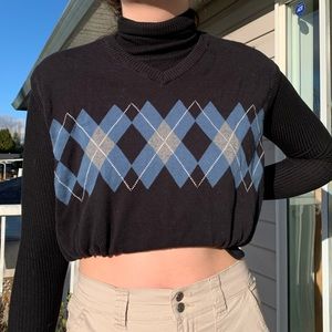 Argyle sweater vest